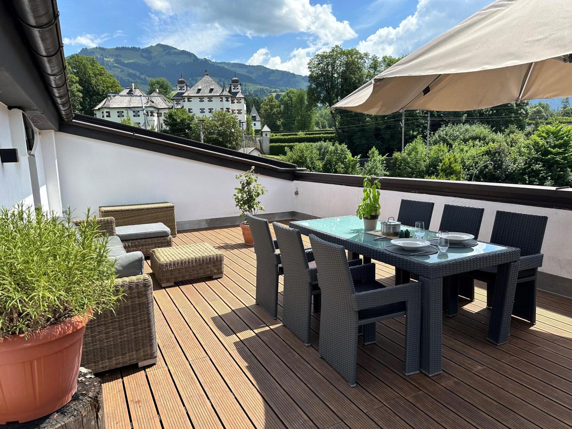 Suiten Am Schloss Kitzbuhel Bagian luar foto
